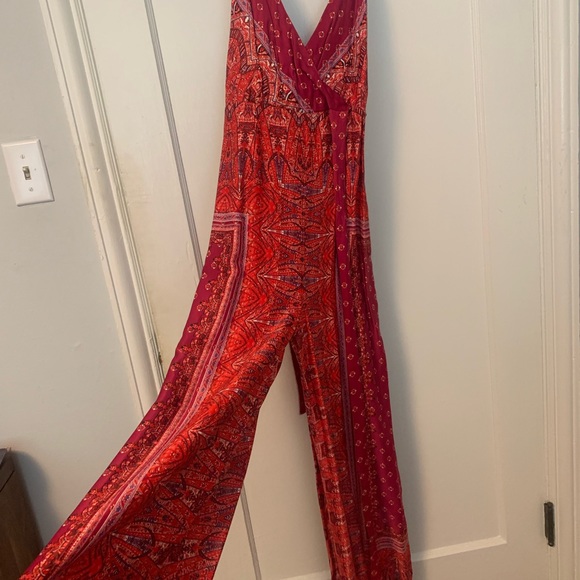 Long, silky Free People jumpsuit NWT - Picture 4 of 6
